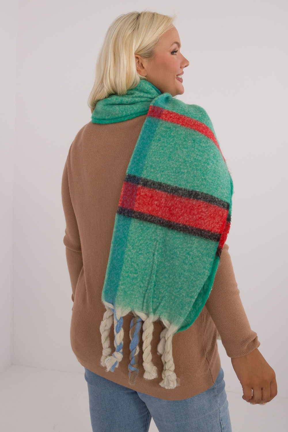 Szalik Model AT-SZ-2315.33 Green - AT - obrazek 3