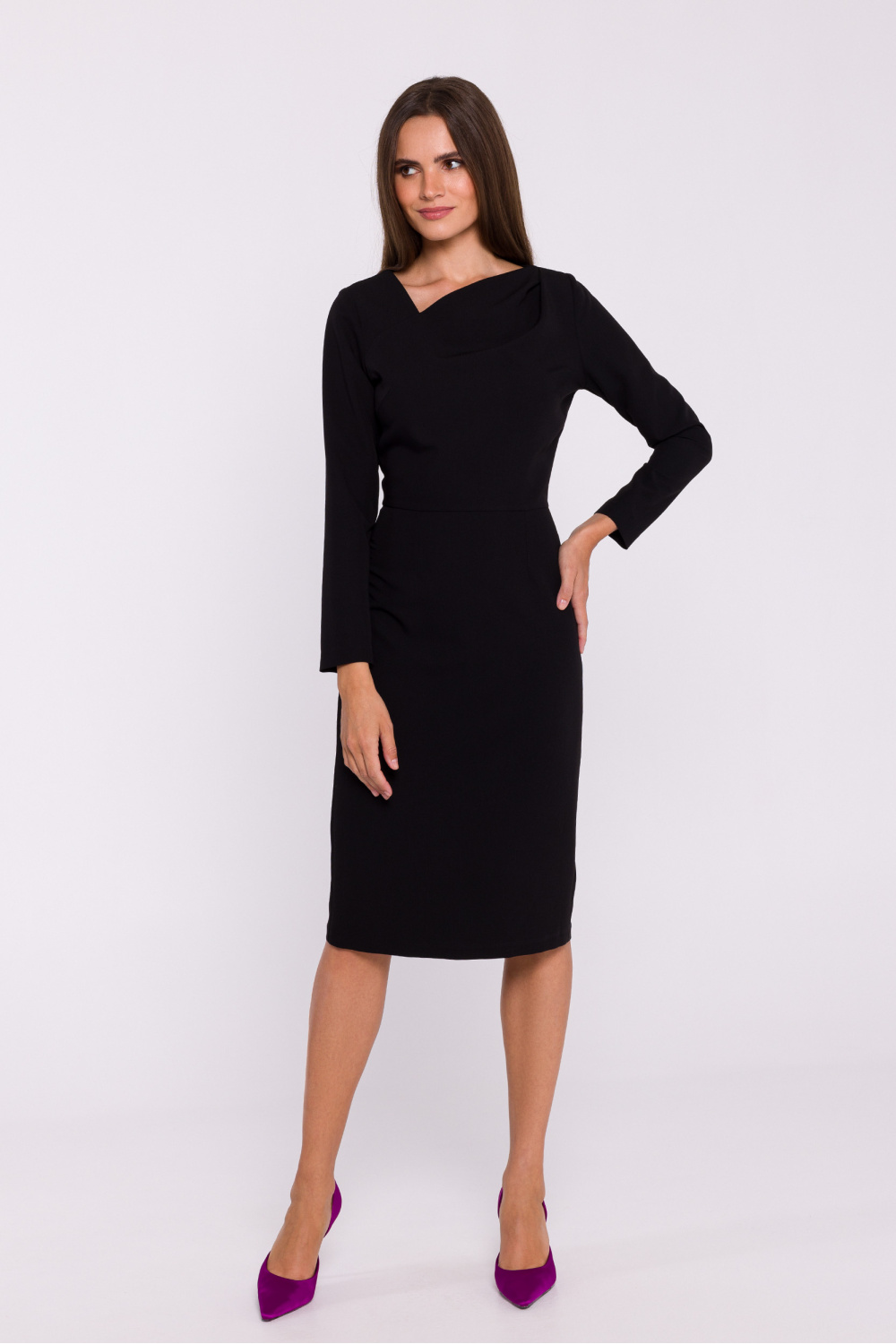 Sukienka Model S376 Black - Stylove - obrazek 2