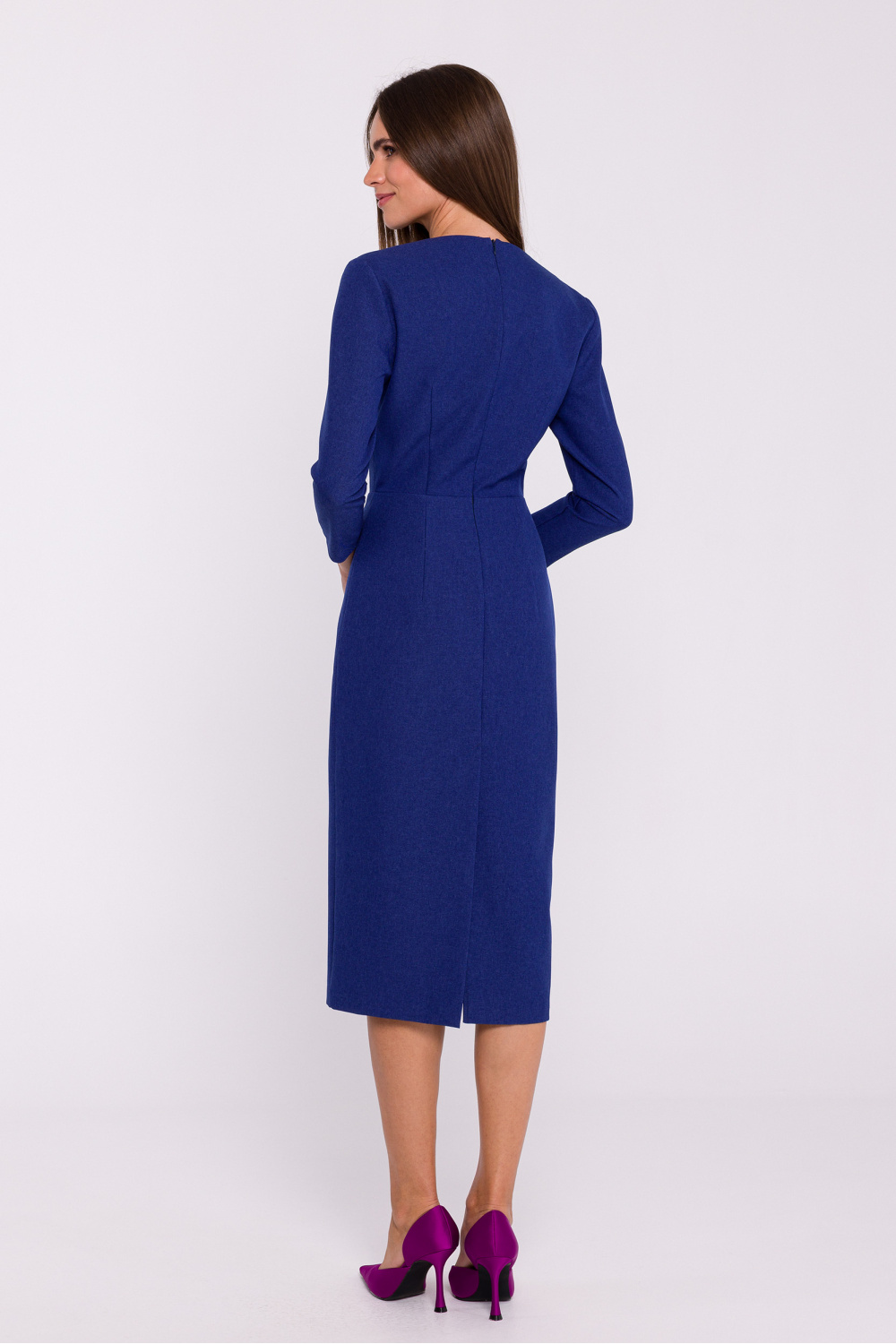 Sukienka Model S372 Blue - Stylove - obrazek 3