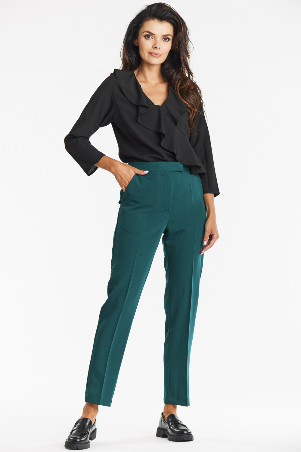 Bluzka Model A688 Black - awama - obrazek 2