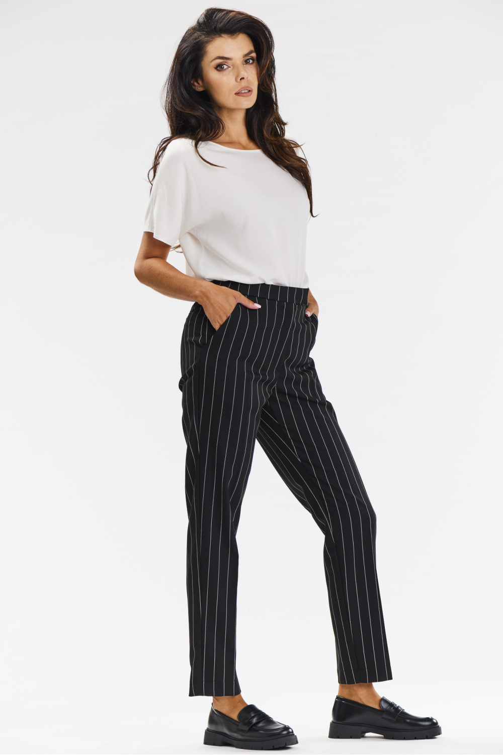 Spodnie Damskie Model A678 Black - awama - obrazek 2