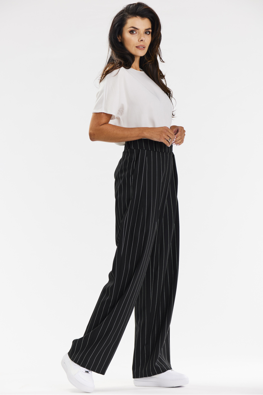 Spodnie Damskie Model A677 Black - awama - obrazek 4