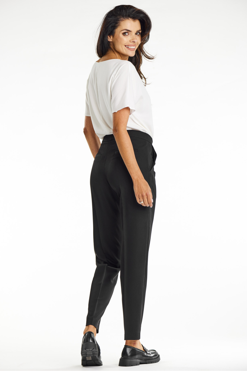 Spodnie Damskie Model A675 Black - awama - obrazek 3