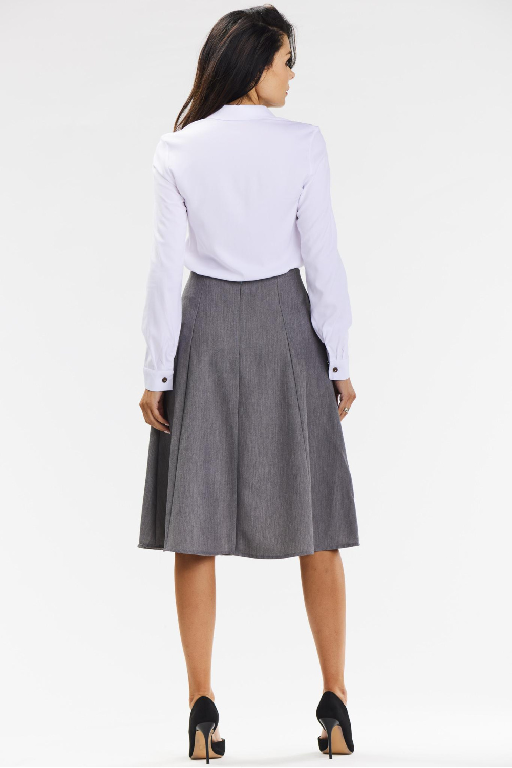 Spódnica Model A673 Grey - awama - obrazek 3