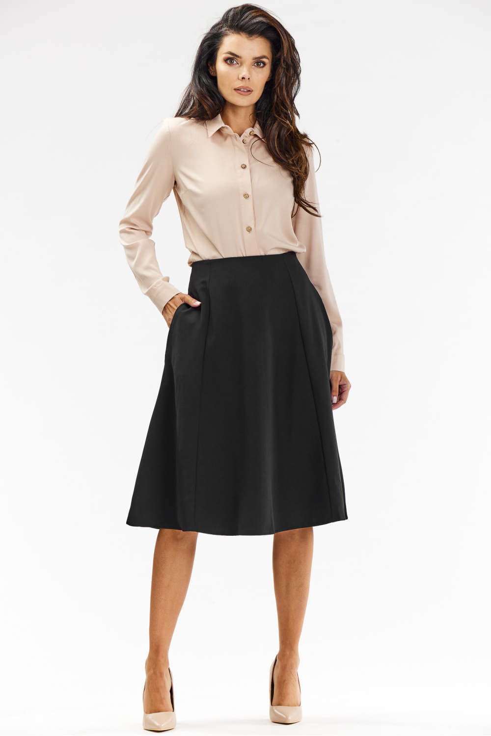 Spódnica Model A673 Black - awama - obrazek 2