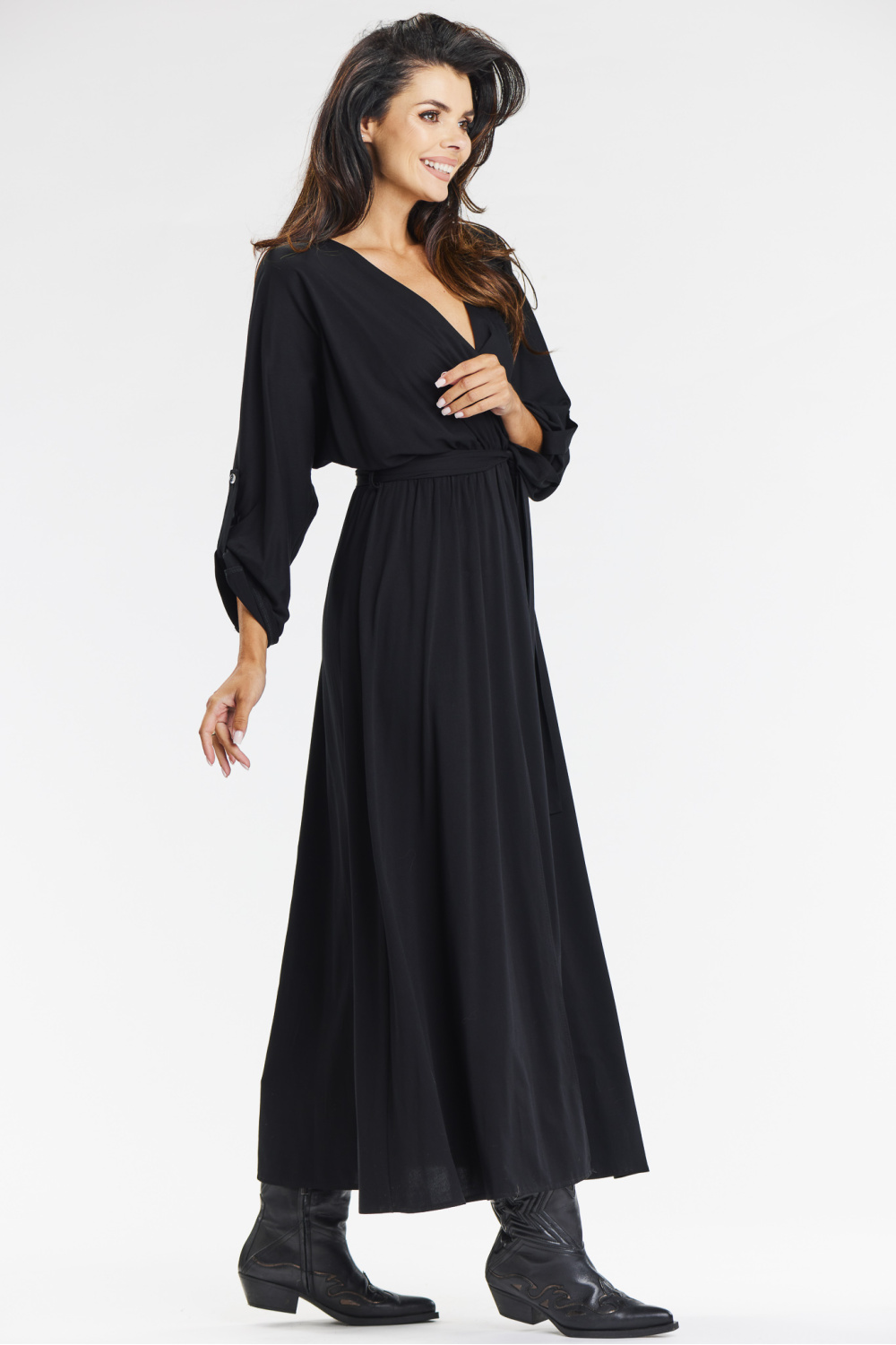 Sukienka Model A670 Black - awama - obrazek 4