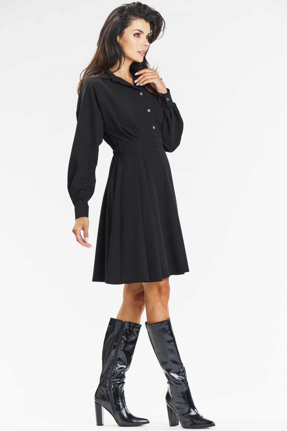 Sukienka Model A668 Black - awama - obrazek 4