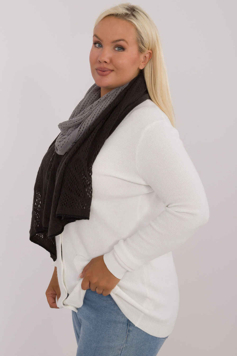 Szalik Model AT-SZ-602.61 Grafit - AT - obrazek 2