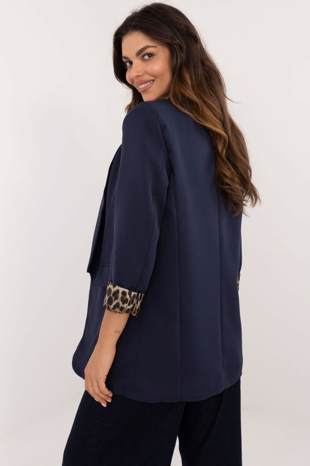 Marynarka Model DHJ-MA-18657-1.86 Navy - Italy Moda - obrazek 3