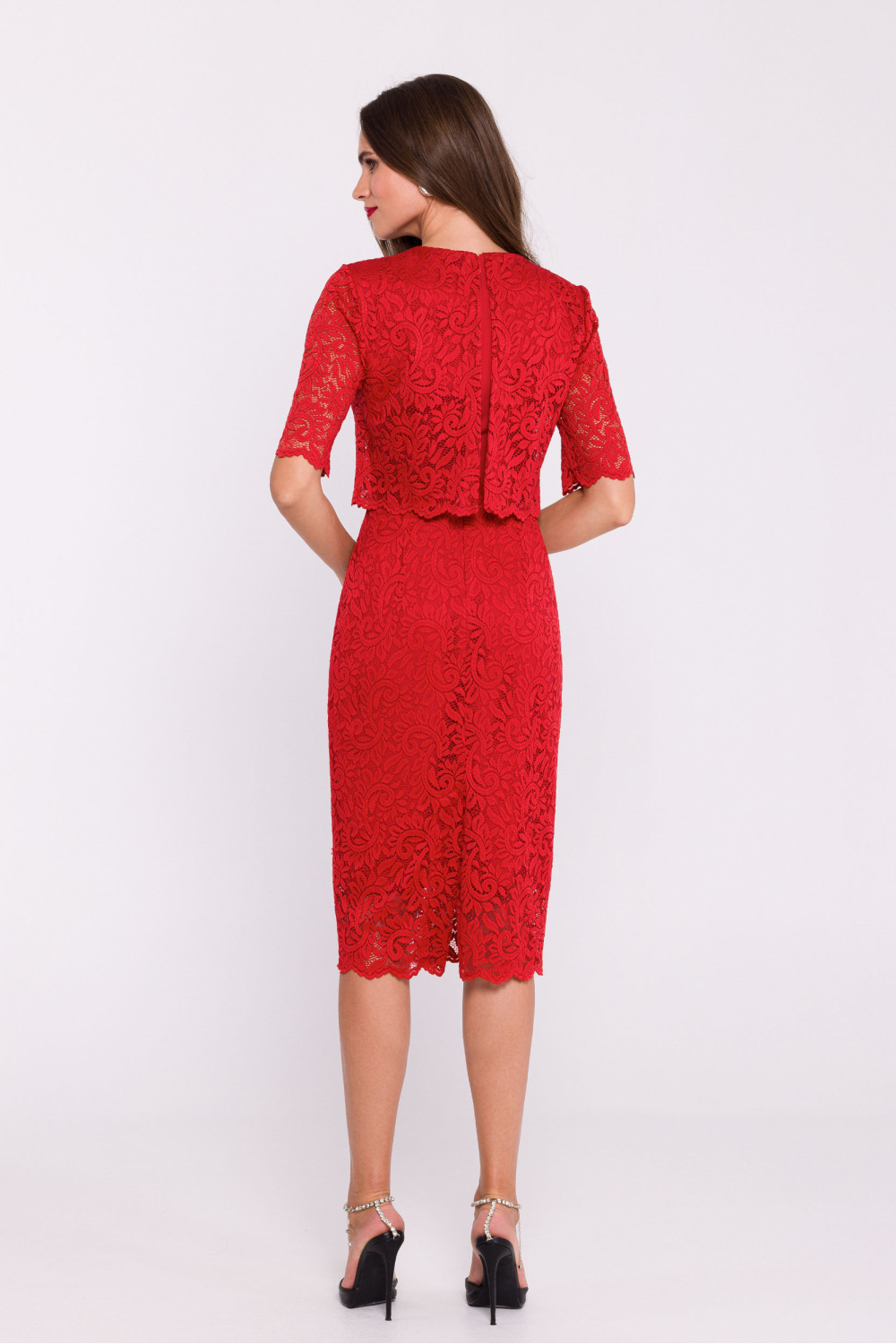 Sukienka Model S379 Red - Stylove - obrazek 2