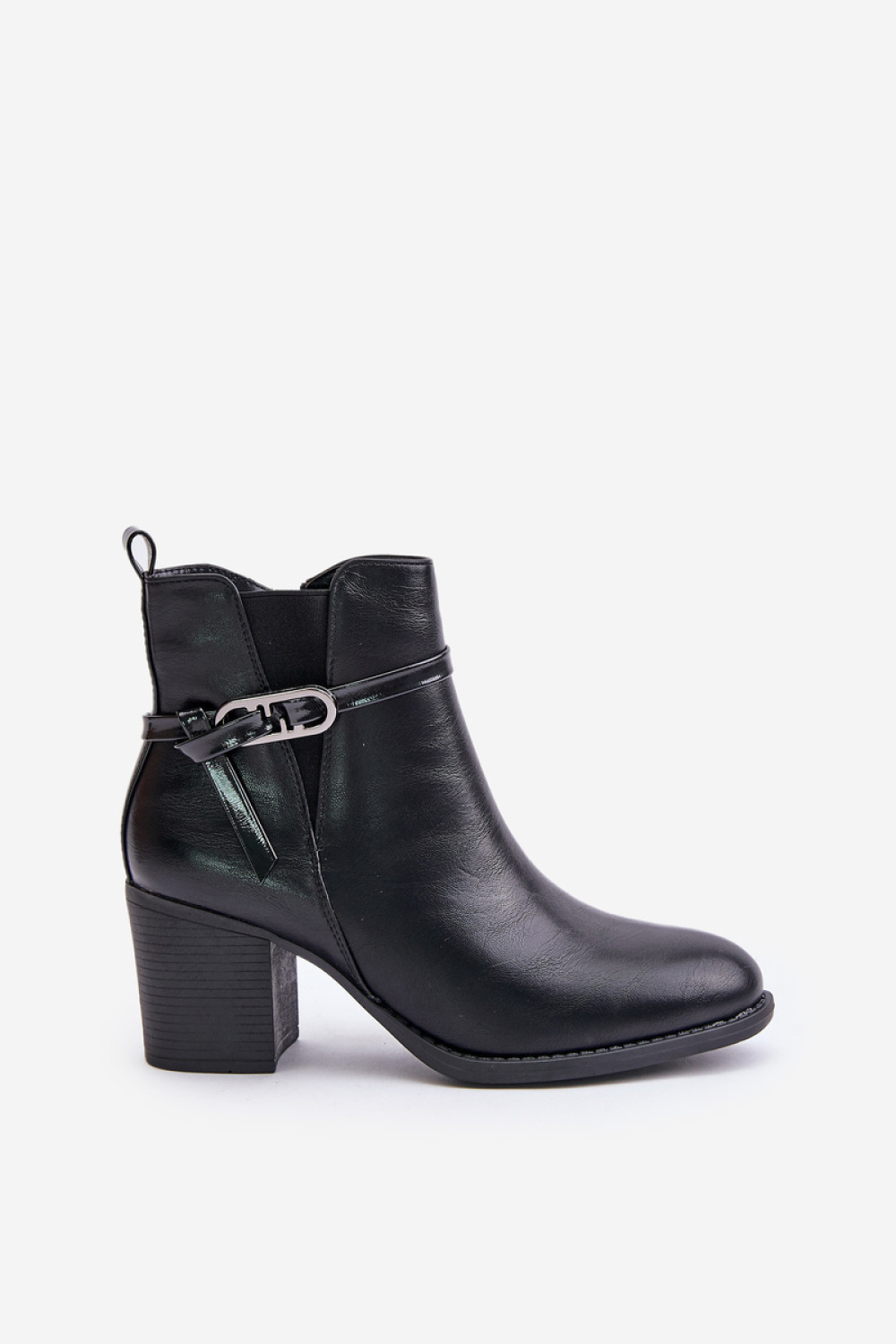 Botki Model Zinithia ASA250-2 Black - Step in style - obrazek 2
