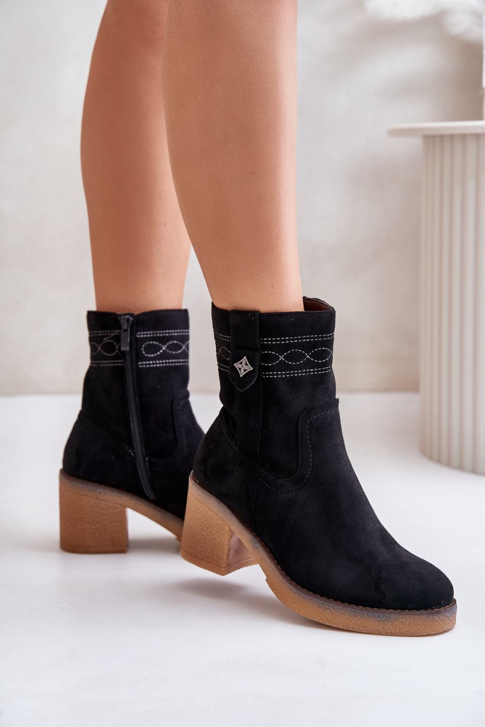Botki Model Vailia RMR2460-21 Black - Step in style - obrazek 3