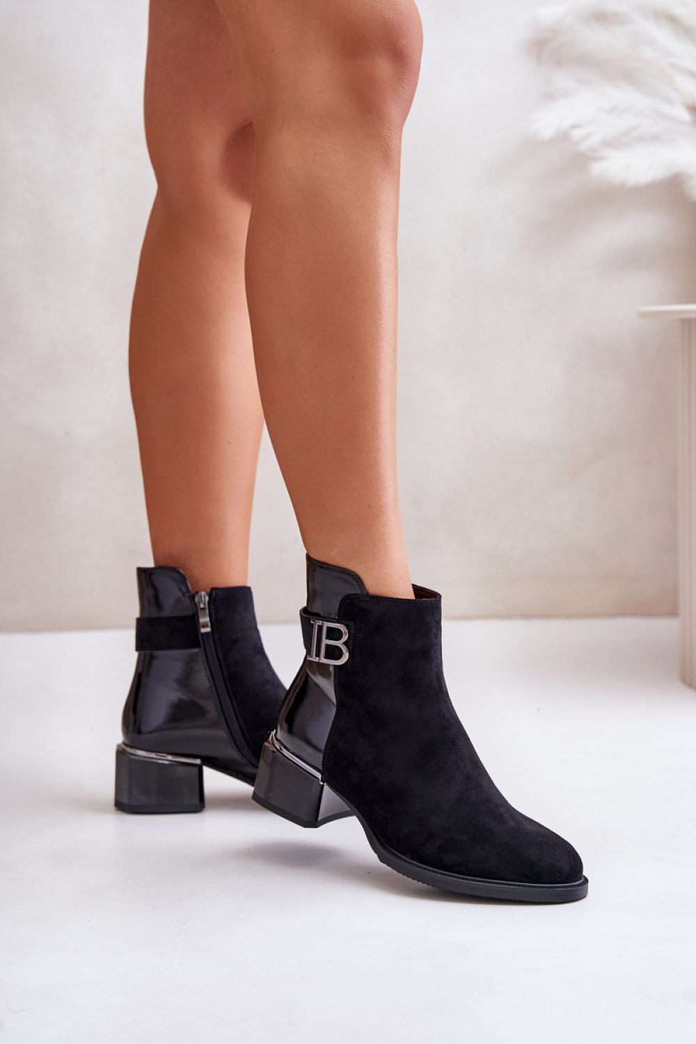 Botki Model MR880-040 Black - Step in style - obrazek 3