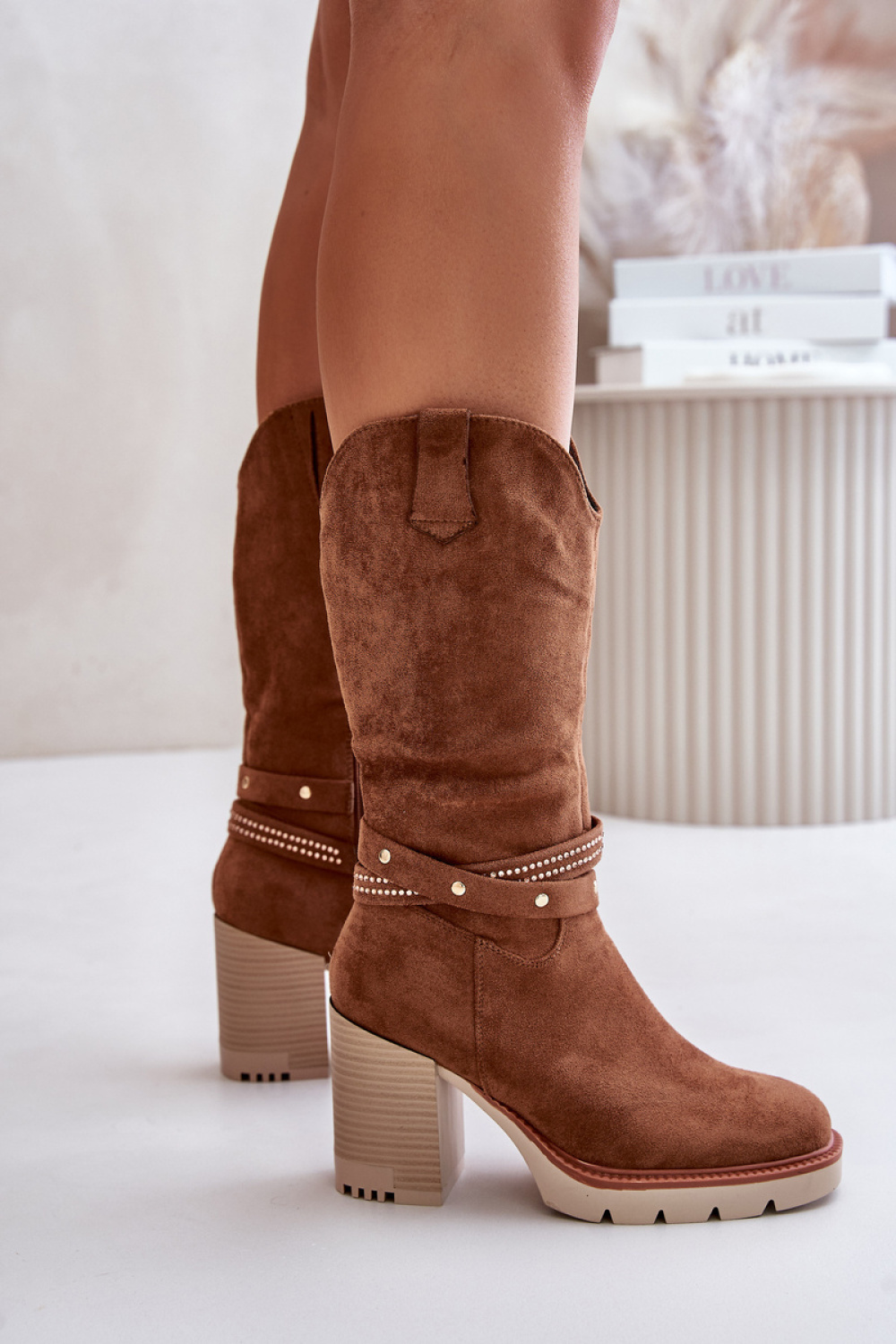 Kozaki Model Ivanelis ASA254-4 Camel - Step in style - obrazek 3