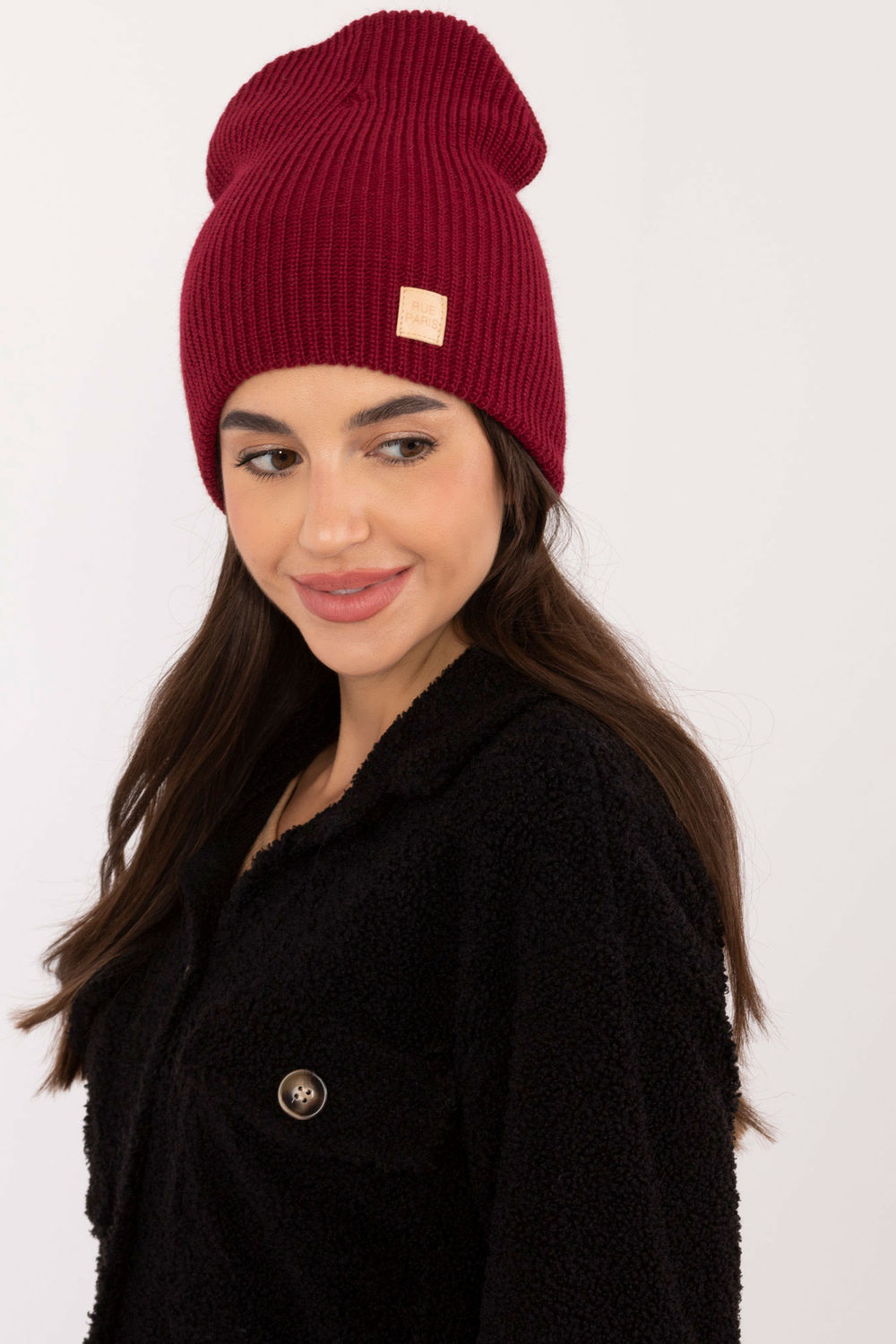 Czapka Model JK-CZ-50.25 Bordo - Rue Paris - obrazek 4