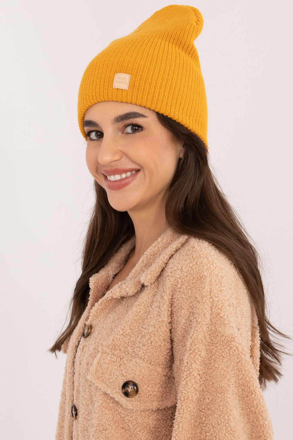 Czapka Model JK-CZ-50.25 Dark Yellow - Rue Paris - obrazek 2