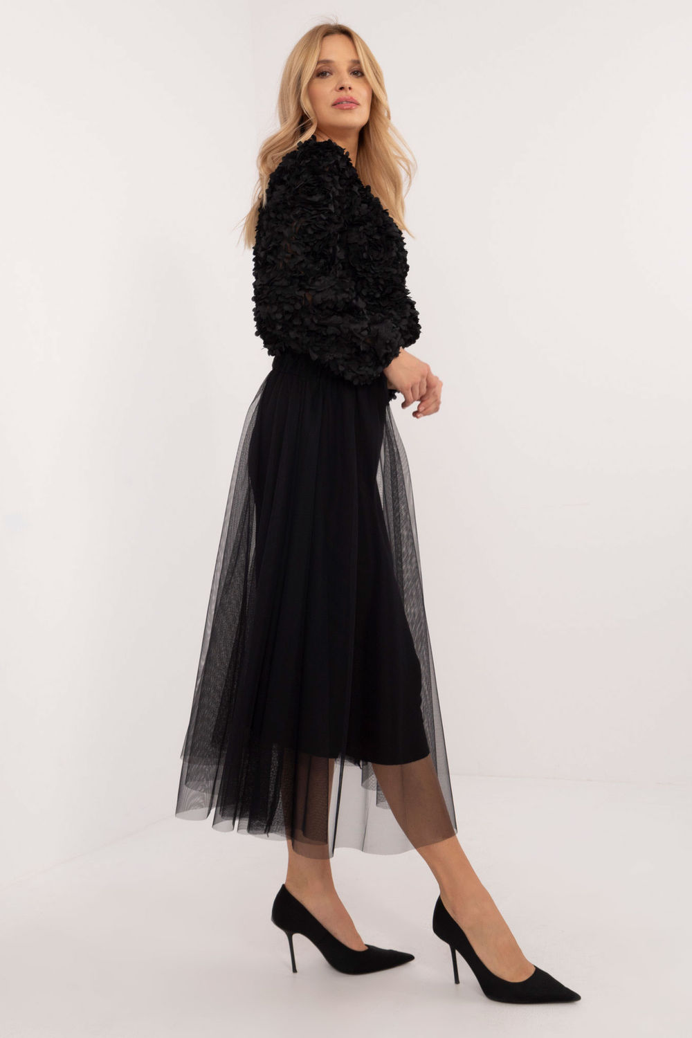 Spódnica Model DHJ-SD-19568.13X Black - Italy Moda - obrazek 2