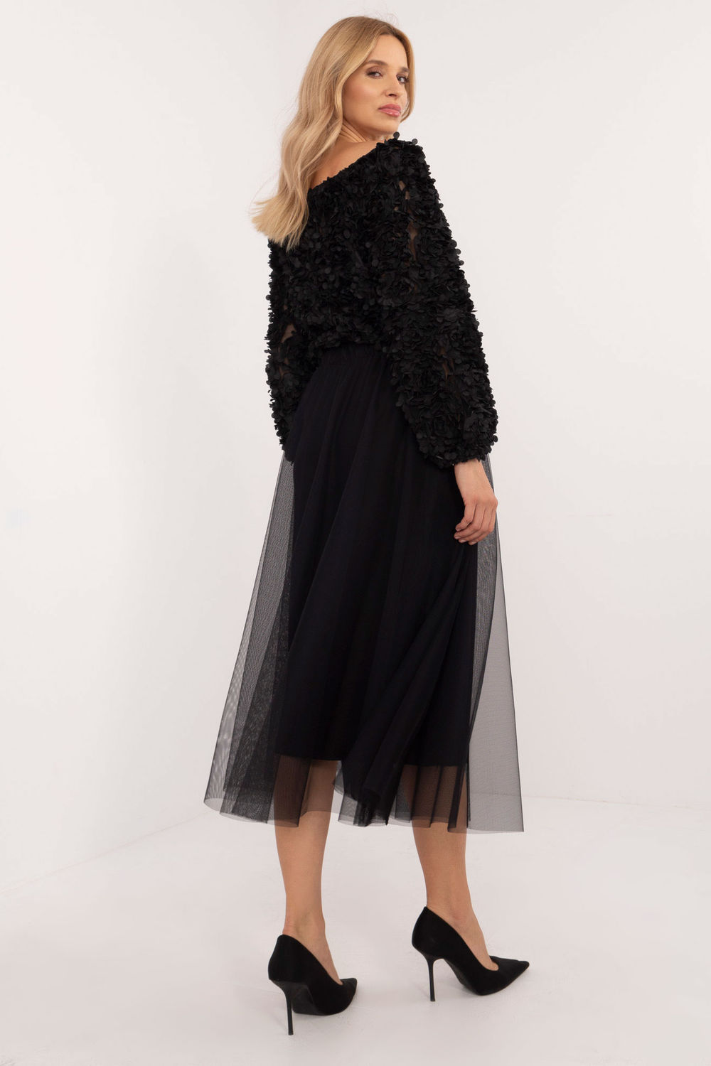 Spódnica Model DHJ-SD-19568.13X Black - Italy Moda - obrazek 3