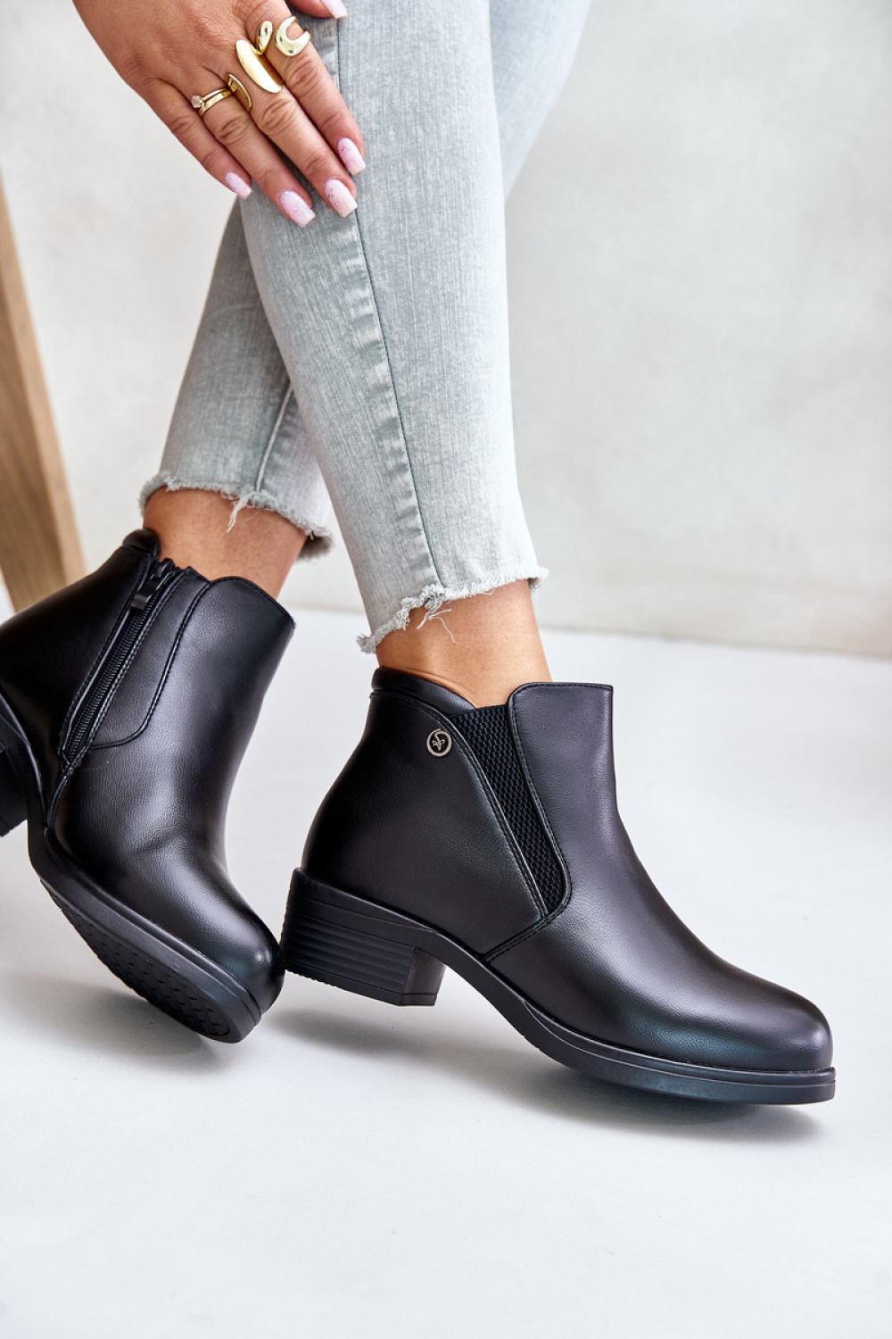 Botki Model Vinceza 85150 Black - Step in style - obrazek 3