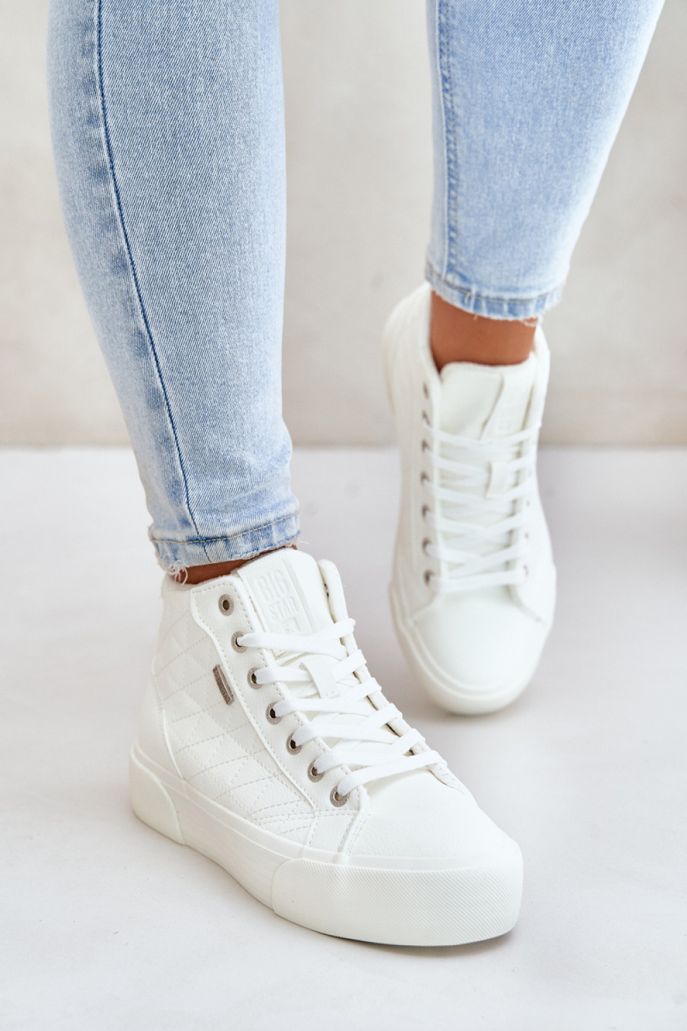 Trampki Model Big Star OO274A479 White - Step in style - obrazek 3