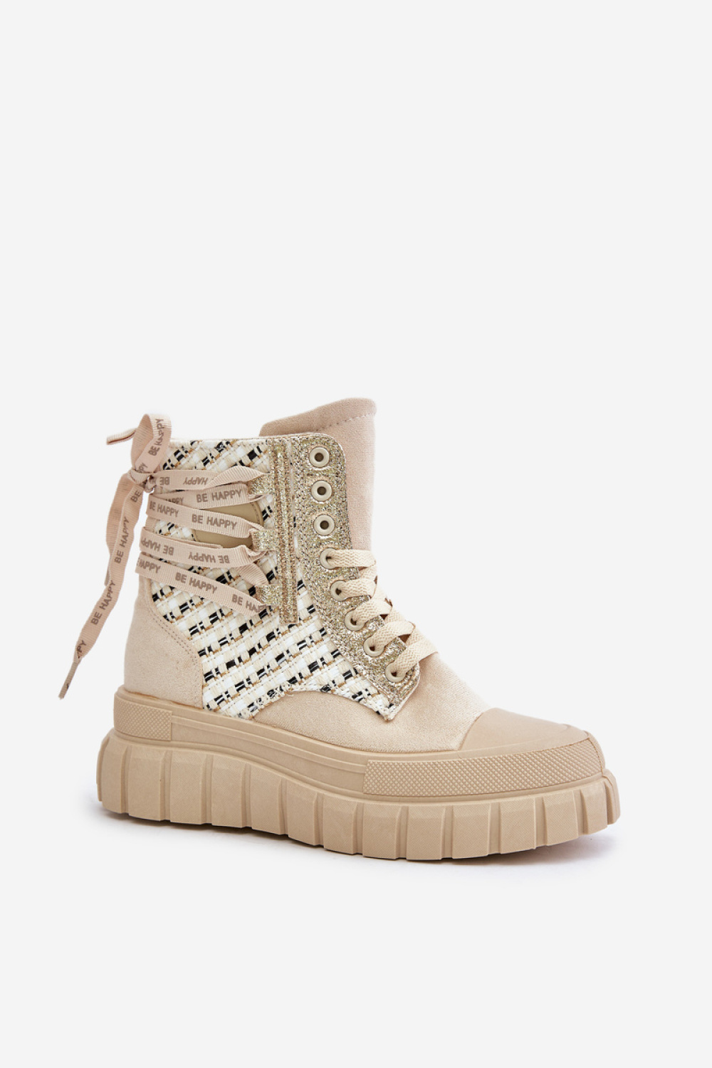 Trampki Model Kernia EV-335 Light Beige - Step in style - obrazek 2