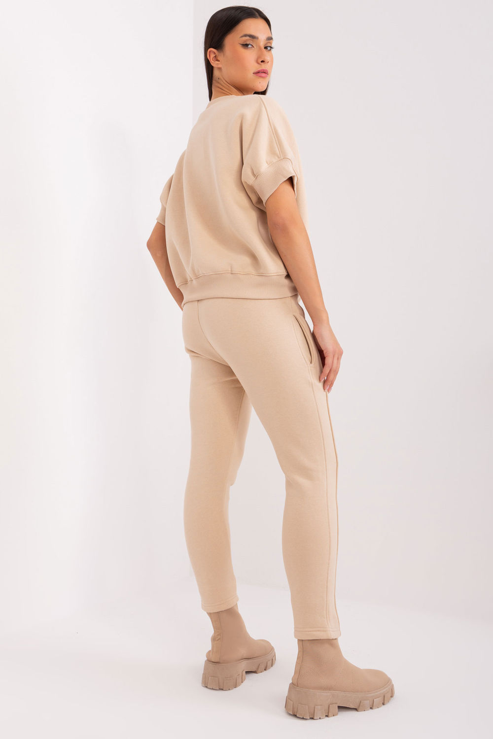 Spodnie Komplet Model EM-KMPL-786.06 Beige - Factory Price - obrazek 3