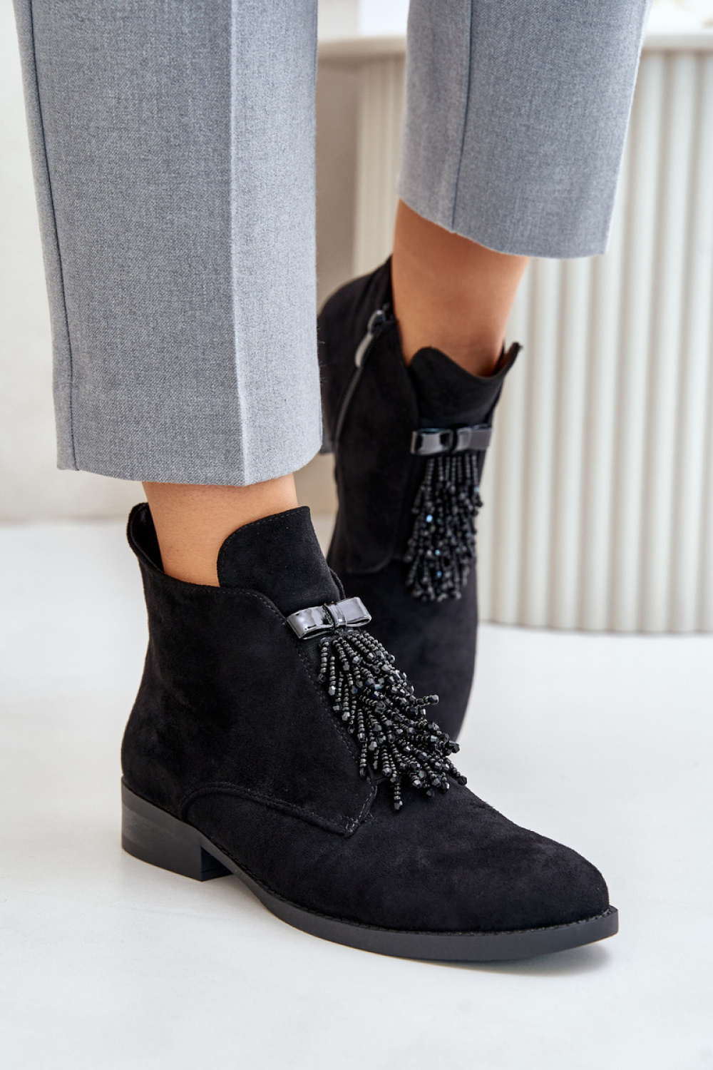 Botki Model S.Barski HY42-715 Black - Step in style - obrazek 3