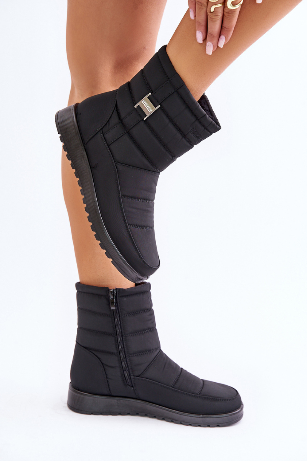 Śniegowce Model Mezitha 24SN02-7999 Black - Step in style - obrazek 3