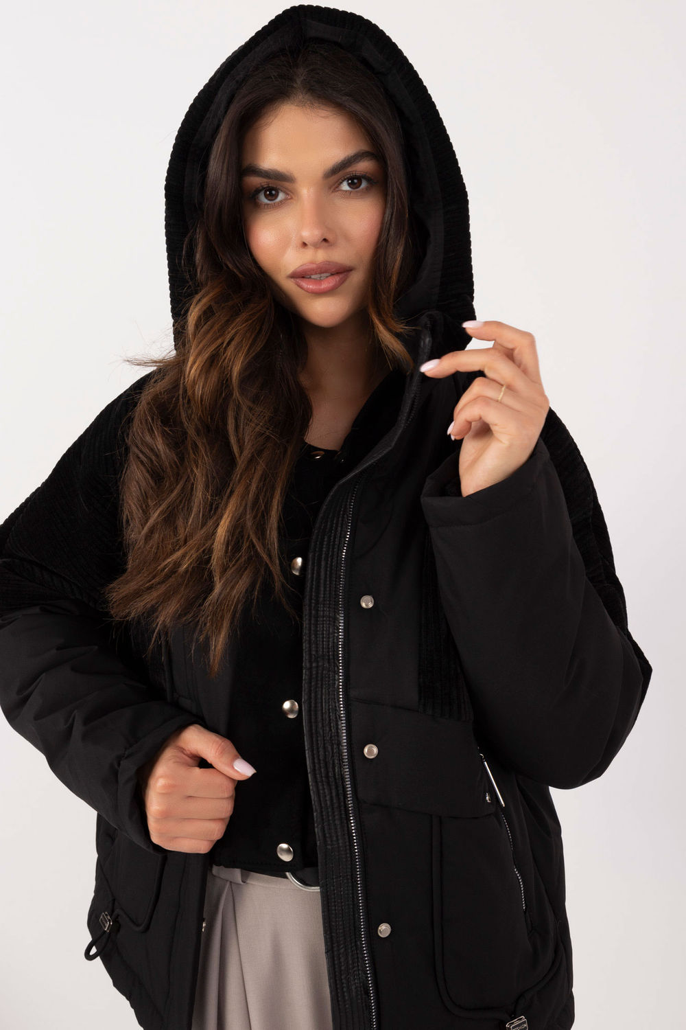 Kurtka Damska Model MBM-KR-AJ218.42 Black - MBM - obrazek 4