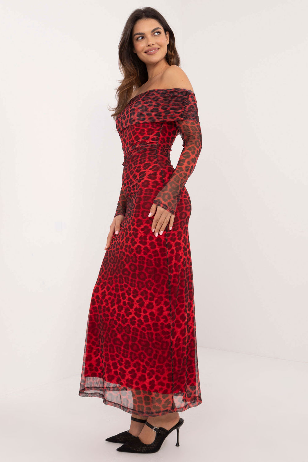 Sukienka Model DHJ-SK-18702.40 Red - Italy Moda - obrazek 2
