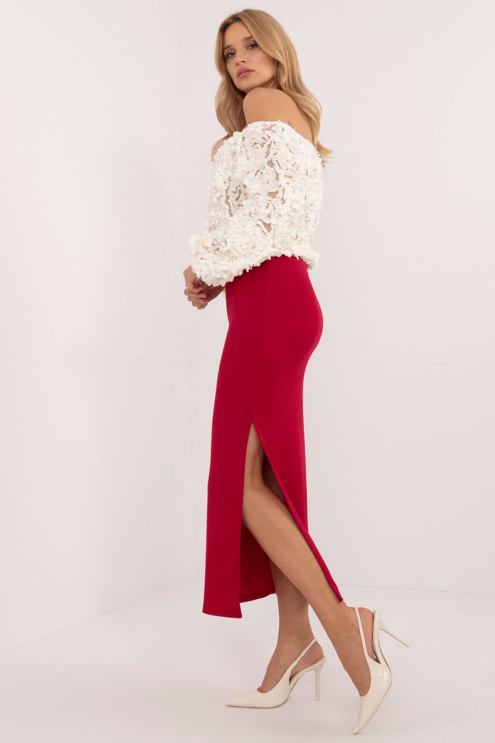 Spódnica Model MI-SD-20730.69 Red - Italy Moda - obrazek 2