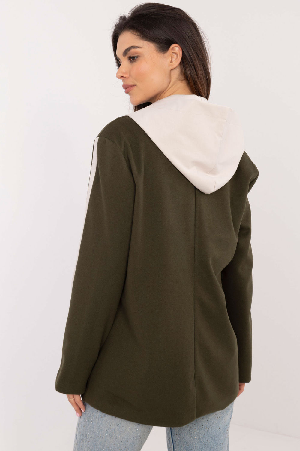 Marynarka Model DHJ-MA-A8398.14X Khaki - Italy Moda - obrazek 3