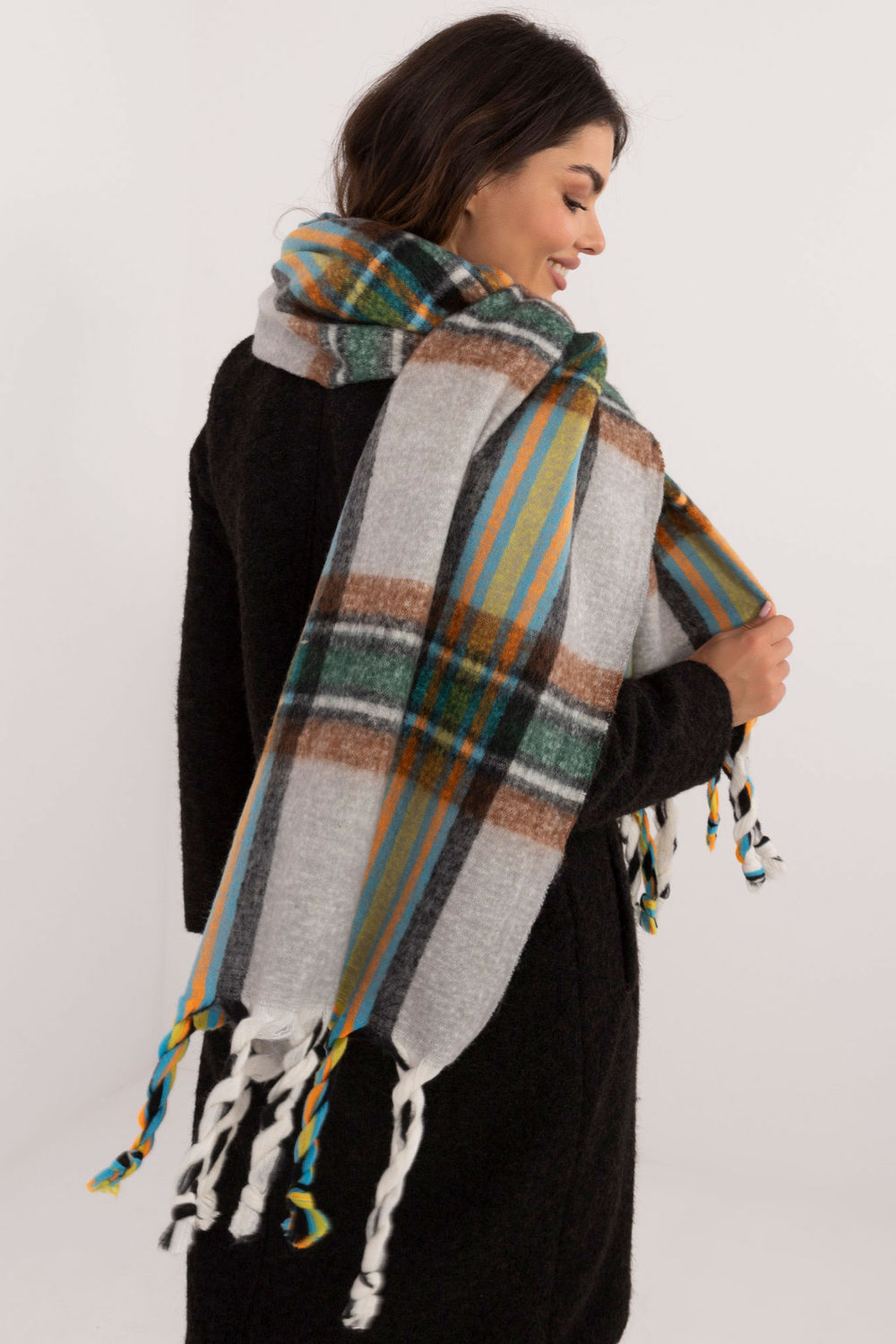 Szalik Model AT-SZ-231501.03X Grey - AT - obrazek 3