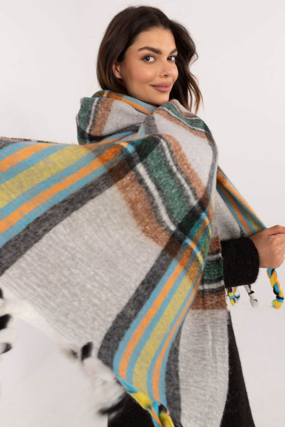 Szalik Model AT-SZ-231501.03X Grey - AT - obrazek 4