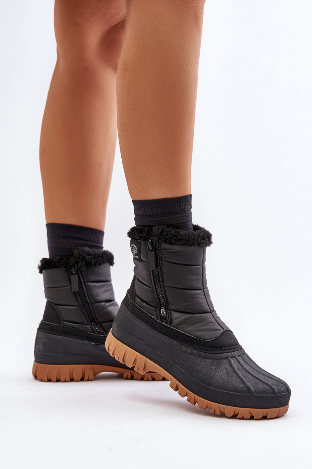 Śniegowce Model Lee Cooper LCJ-24-44-2866 Black - Step in style - obrazek 3