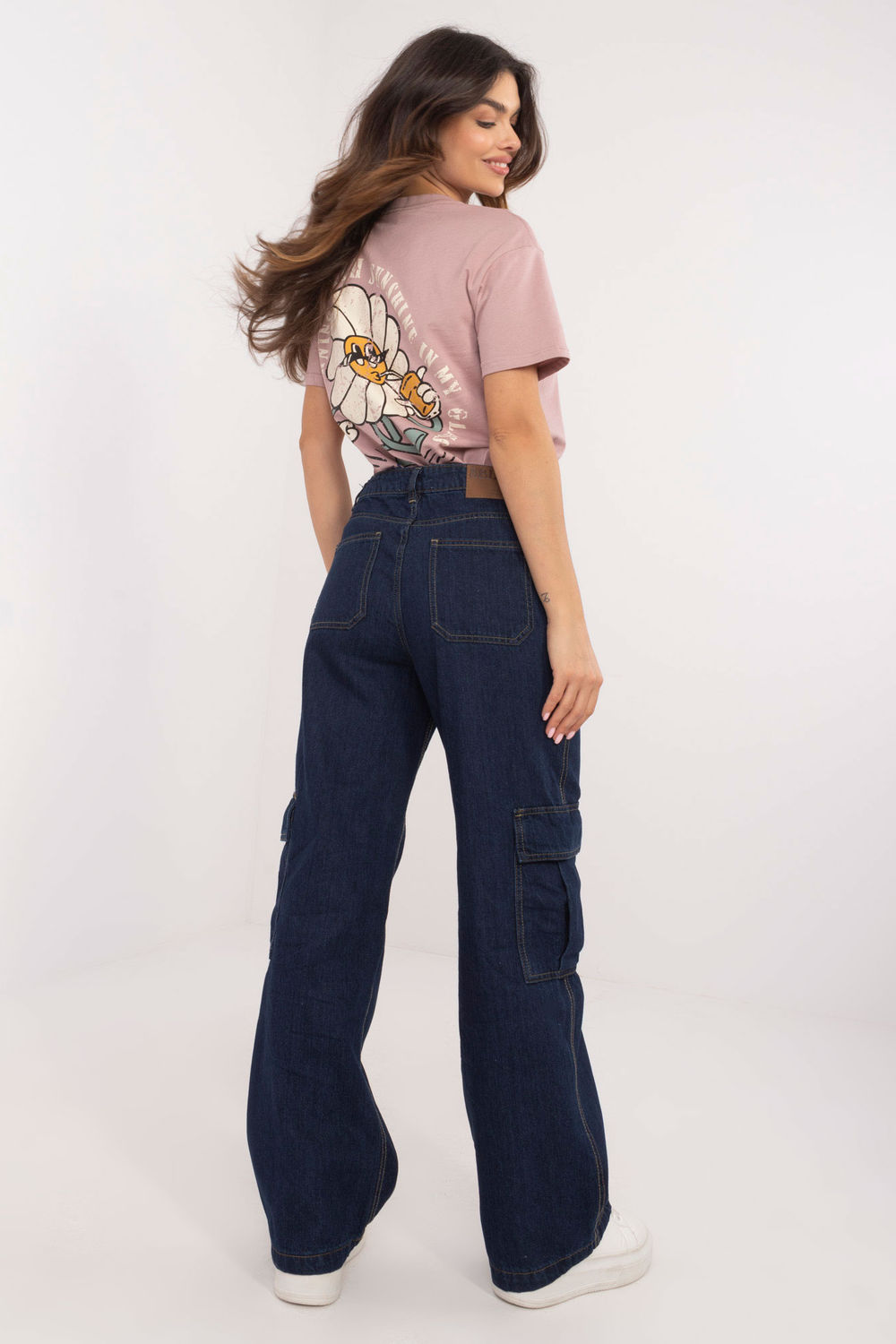 Spodnie Jeansowe Model D80016BD62458D282 Navy - Sublevel - obrazek 3
