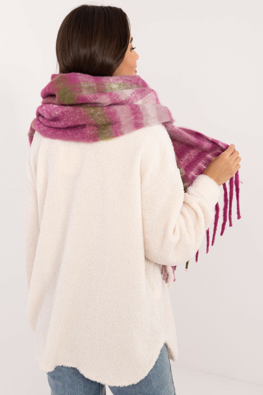 Szalik Model AT-SZ-231301.21 Light Violet - AT - obrazek 3