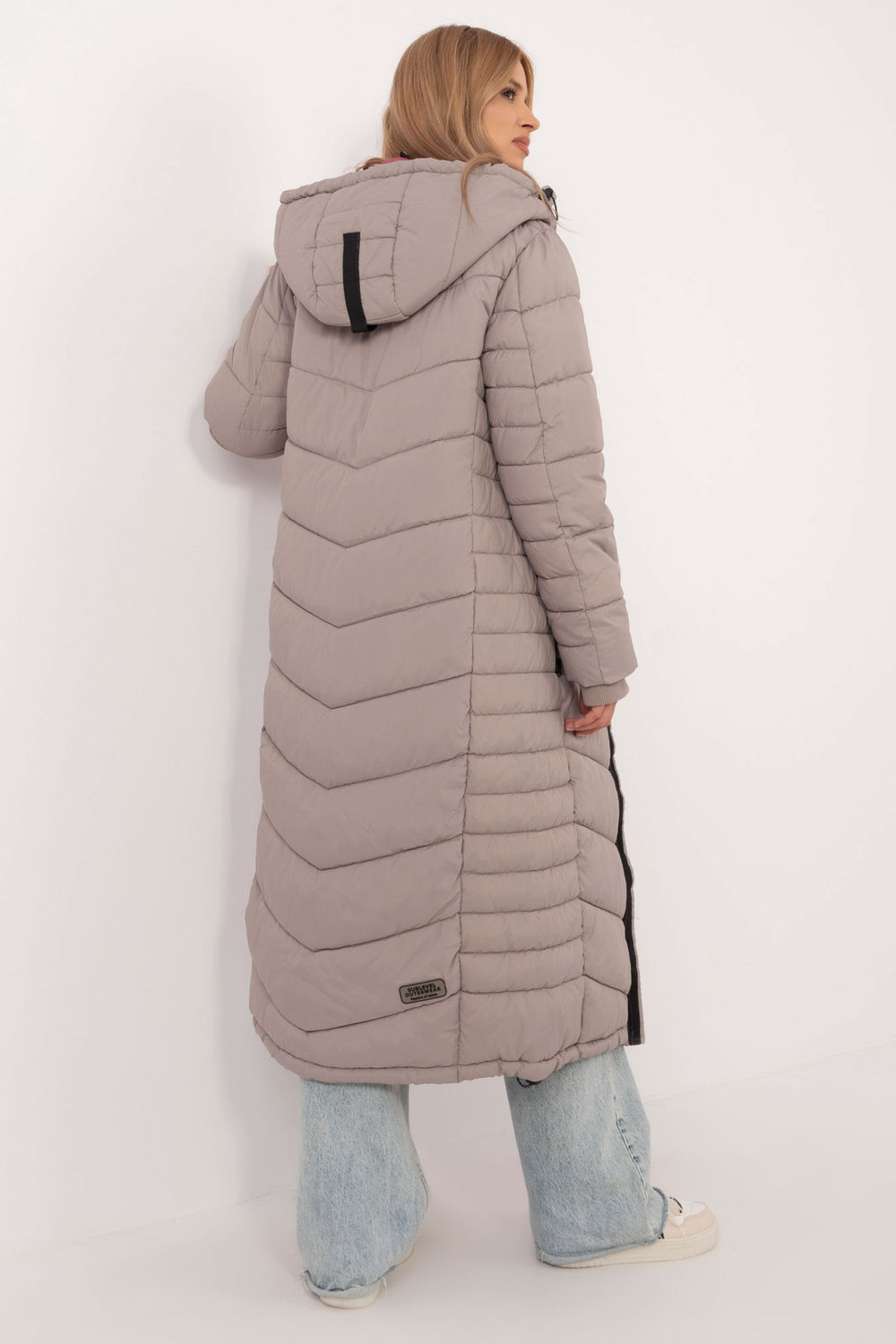 Kurtka Damska Model D51160XB44540A1 Dark Beige - Sublevel - obrazek 3