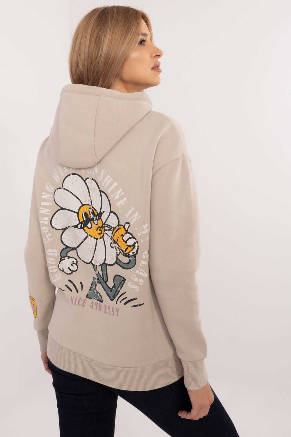 Bluza Damska Model D10600T02420K Beige - Sublevel - obrazek 3