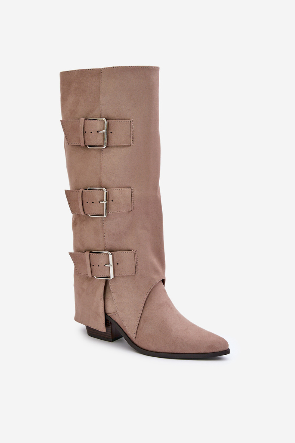 Kozaki Model Vamissa QT108P Beige - Step in style - obrazek 2