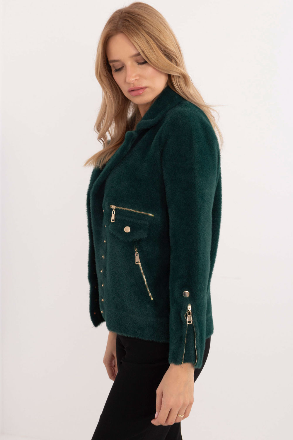 Kurtka Damska Model MBM-KR-250.77 Dark Green - MBM - obrazek 2