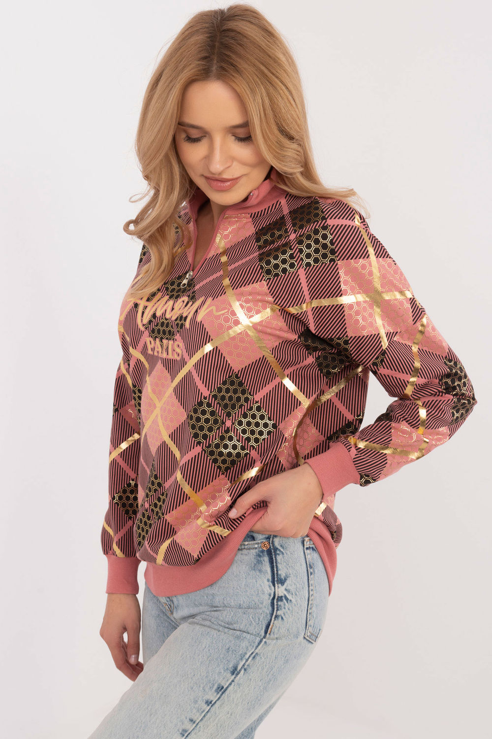Bluza Damska Model CLM-BL-1259.59 Dark Pink - Factory Price - obrazek 2