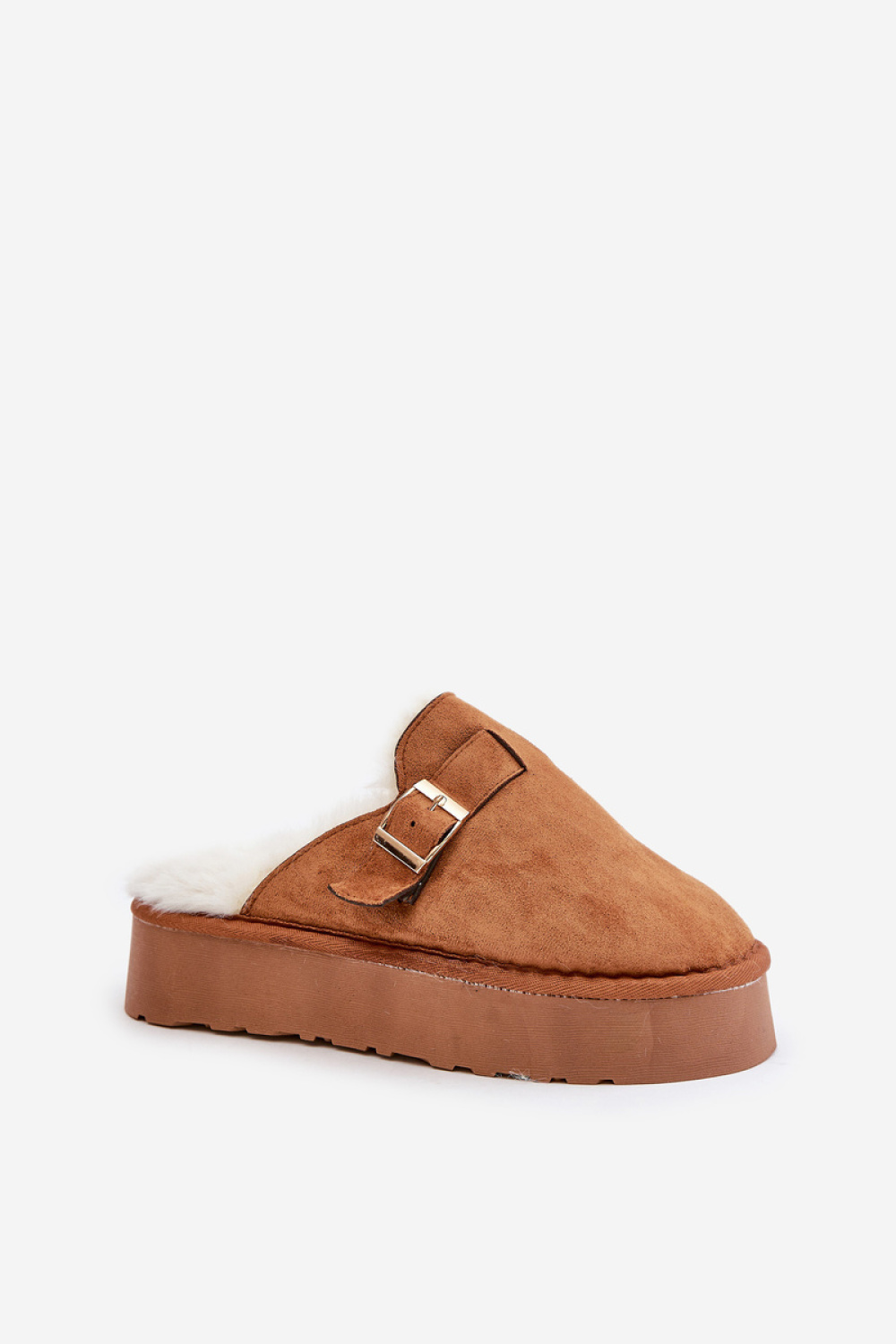 Kapcie Model Linneola FA-185 Camel - Step in style - obrazek 2
