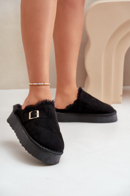 Kapcie Model Linneola FA-185 Black - Step in style