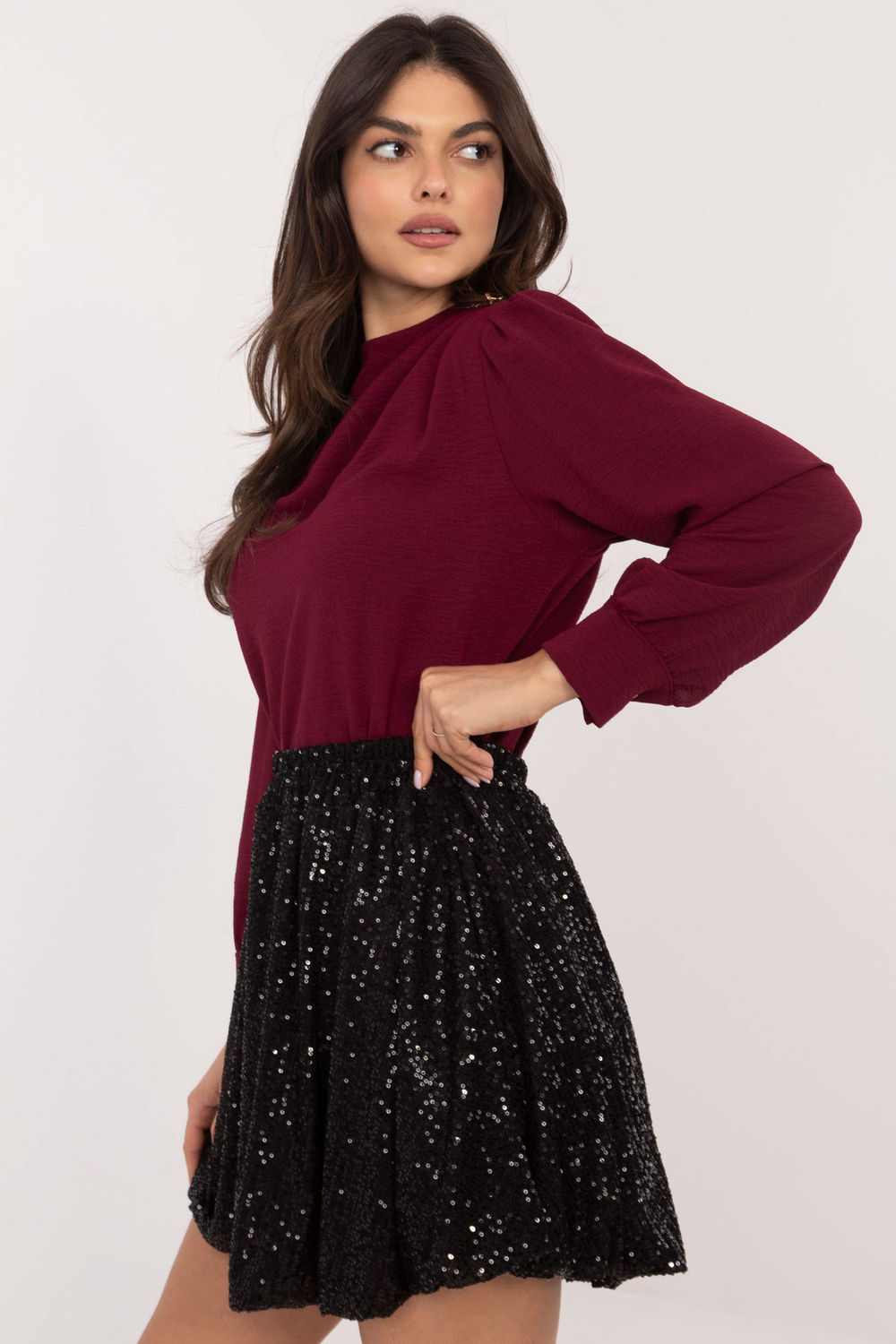 Spódnica Model MI-SD-271360.74 Black - Italy Moda - obrazek 2