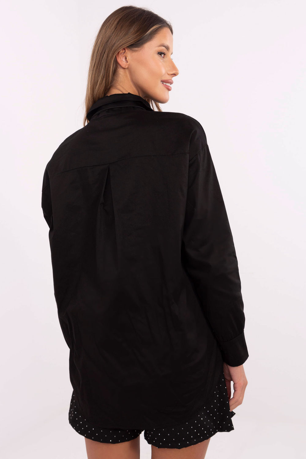 Koszula Damska Model DHJ-KS-9236.92P Black - Italy Moda - obrazek 3