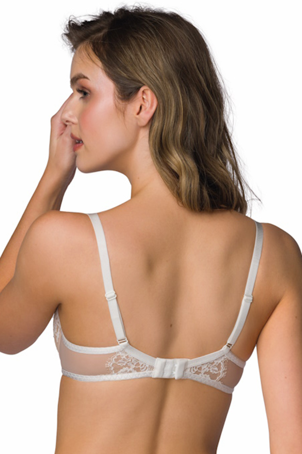 Biustonosz push up Biustonosz Push-up Model Frances M-3804/11 Beige/Milk - Mat - obrazek 3
