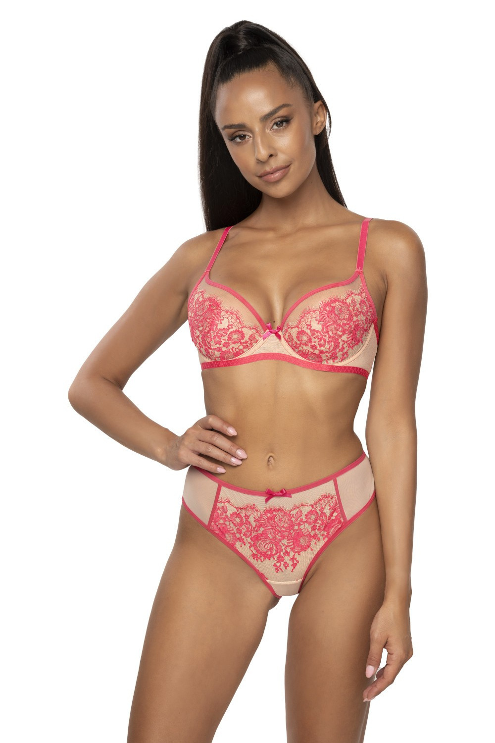 Figi Model Frances F-3804/5 Beige/Pink - Mat - obrazek 2