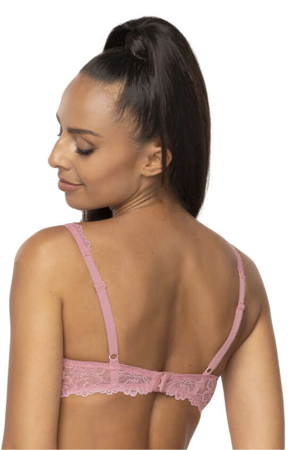 Biustonosz push up Biustonosz Usztywniany Model Carmela M-053/22 Pink 2 - Mat - obrazek 3