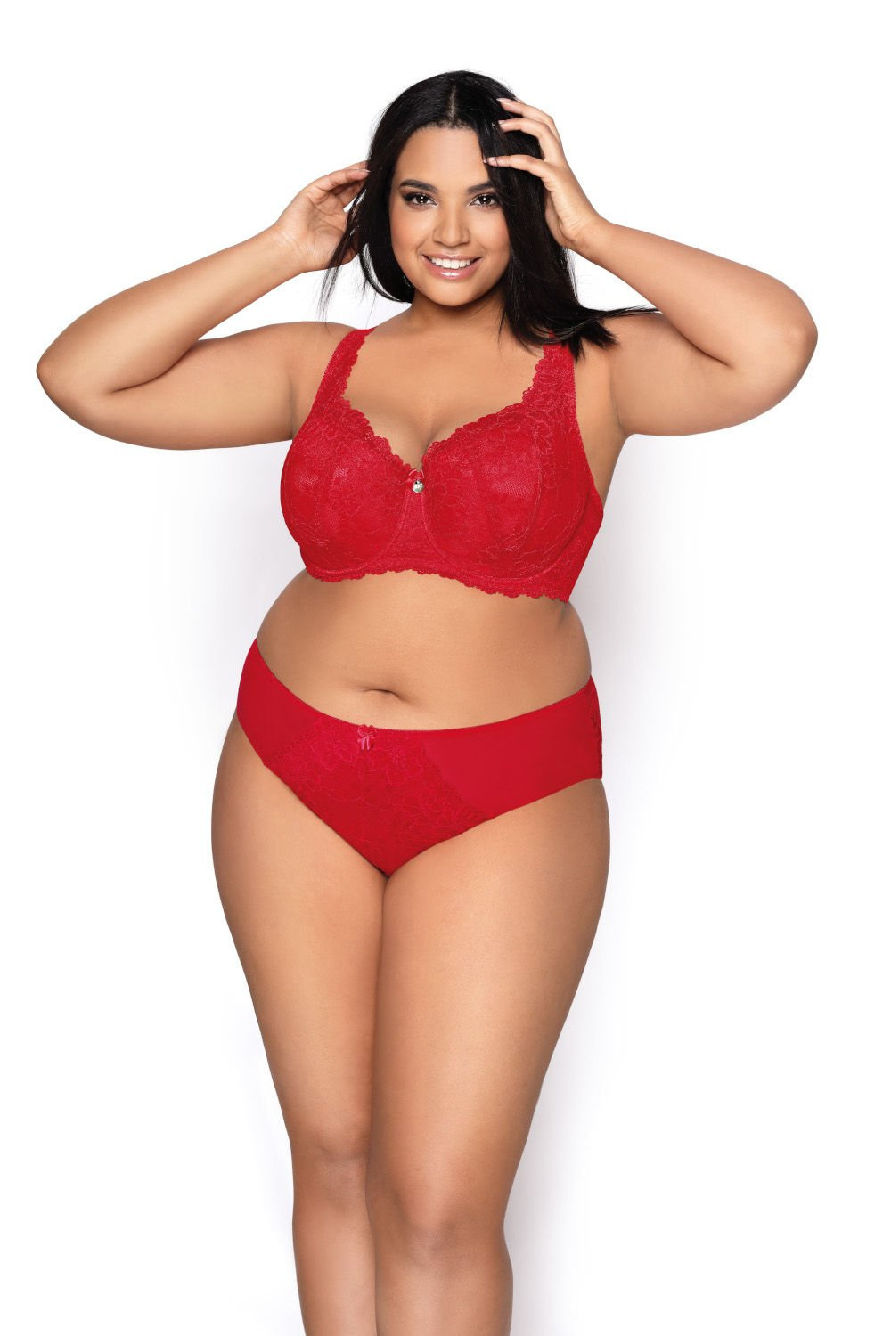 Figi Model Carmela F-053/51/1 Red - Mat - obrazek 2